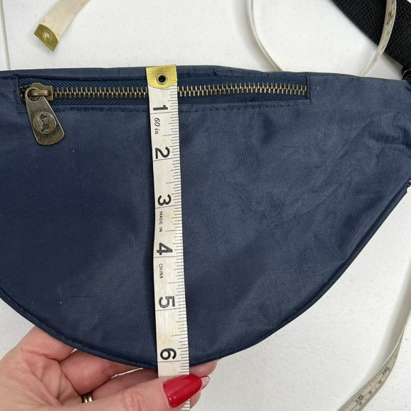 Universal Studios Fanny Pack Adjustable Waist Belt Bag Zippered Pockets Navy OS - Picture 15 of 16